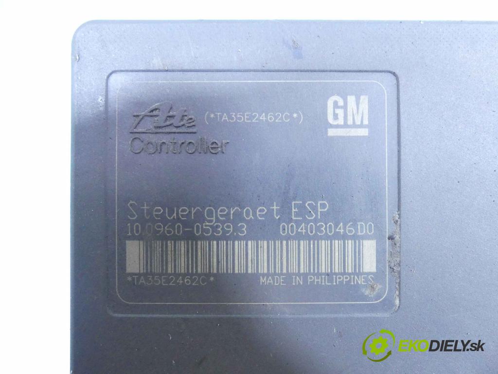Opel Astra III 2004-2014 1.7 cdti 101 HP manual 74 kW 1686 cm3 5- čerpadlo abs 13213610 (Pumpy ABS)
