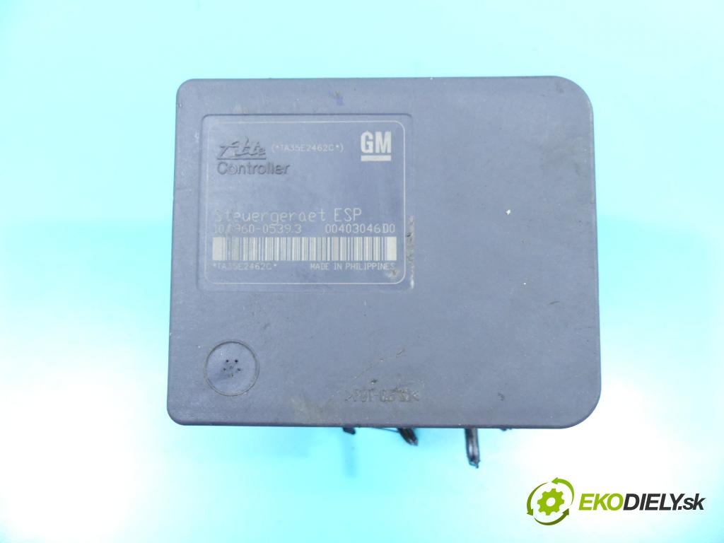 Opel Astra III 2004-2014 1.7 cdti 101 HP manual 74 kW 1686 cm3 5- čerpadlo abs 13213610 (Pumpy ABS)