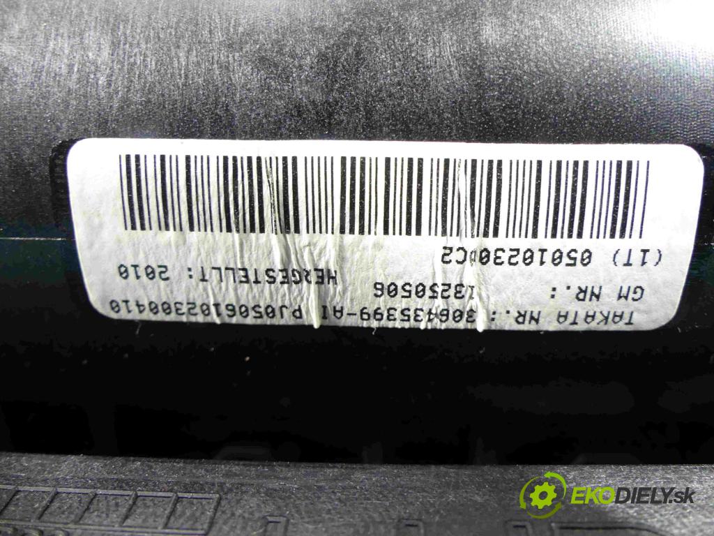 Opel Meriva B 2010-2017 1.4 T 120 HP manual 88 kW 1364 cm3 5- kokpit,pristrojová doska rozdeľovacia