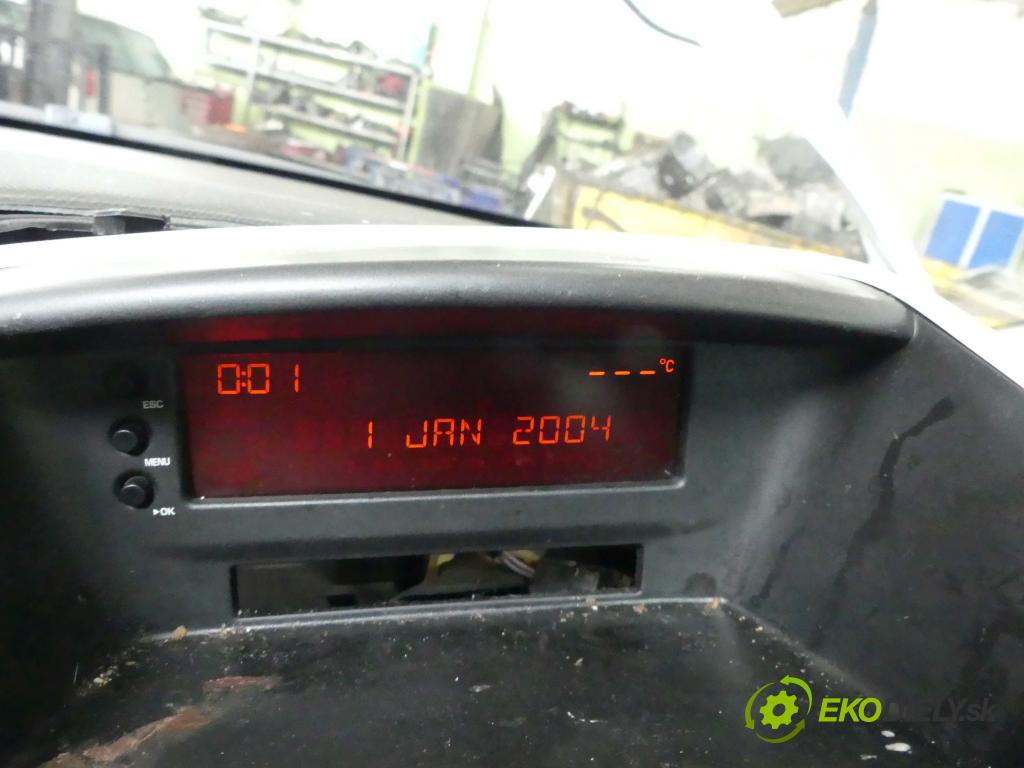 Peugeot 207 1.4 16V 95 HP manual 70 kW 1397 cm3 5- Zobrazit: 96644840XT (Prístrojové dosky, displeje)