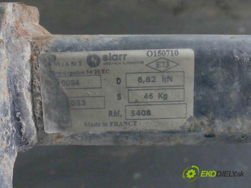 Peugeot 207 1.4 16V 95 hp manual 70 kW 1397 cm3 5- oko tažné 506626 (Tažná zařízení)