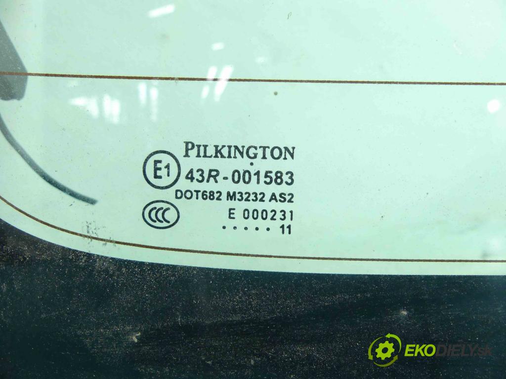 Suzuki Swift Mk6 2005-2010 1.3 16V 92 hp manual 67,5 kW 1328 cm3 5- sklo zadní  (Okna zadní)