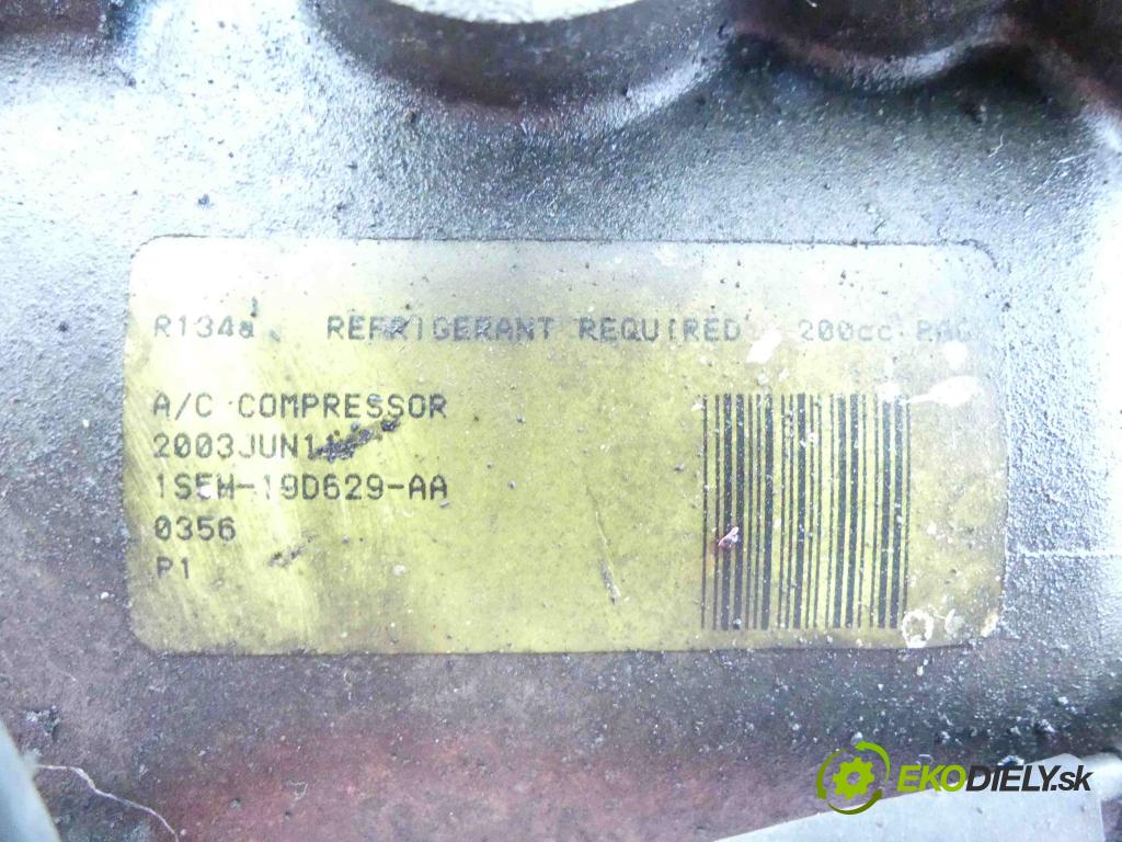 Ford Ka Mk1 1996-2008 1.6 8V 95 HP manual 70 kW 1599 cm3 3- čerpadlo klimatizácie 1S5M-19D629-AA