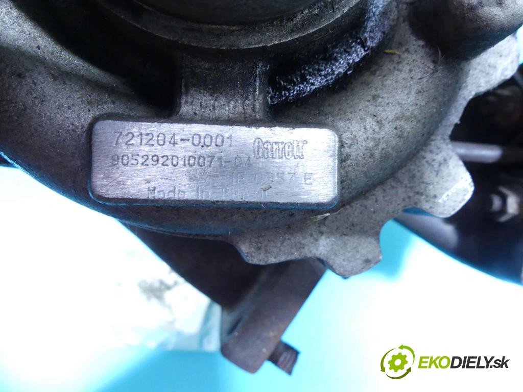 Vw LT II 1996-2006 2.8 tdi 158 hp manual 116 kW 2799 cm3 5- Turbodmychadlo 721204-1 (Turbodúchadla (kompletní))