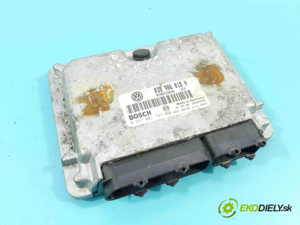 Vw Passat B5 1995-2005 1.9 tdi 90 hp manual 66 kW 1896 cm3 5- řídící jednotka motoru 038906018N