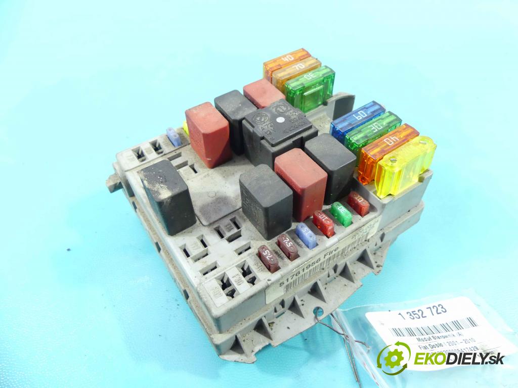 Fiat Doblo I 2001-2010 1.4 77 HP manual 57 kW 1368 cm3 5- modul riadiaca jednotka 51761956 (Ostatné)