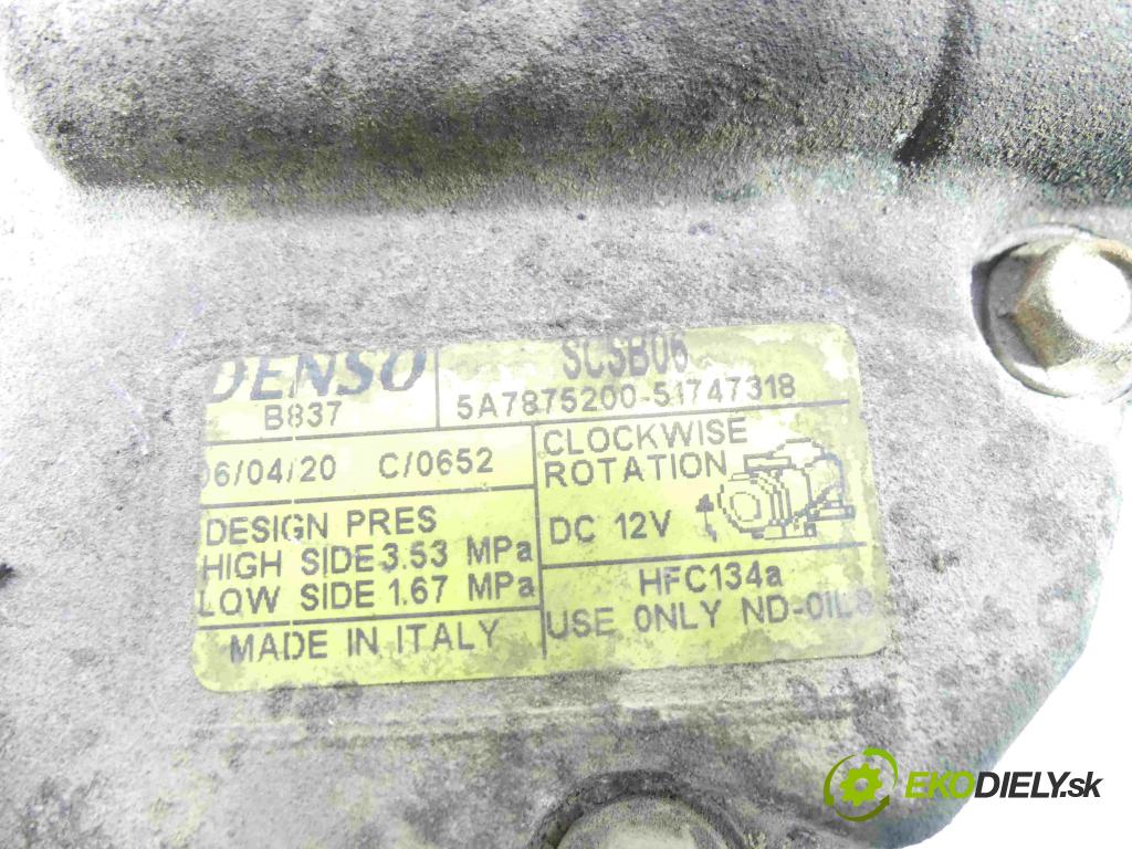 Fiat Doblo I 2001-2010 1.4 77 HP manual 57 kW 1368 cm3 5- čerpadlo klimatizácie 5A7875200