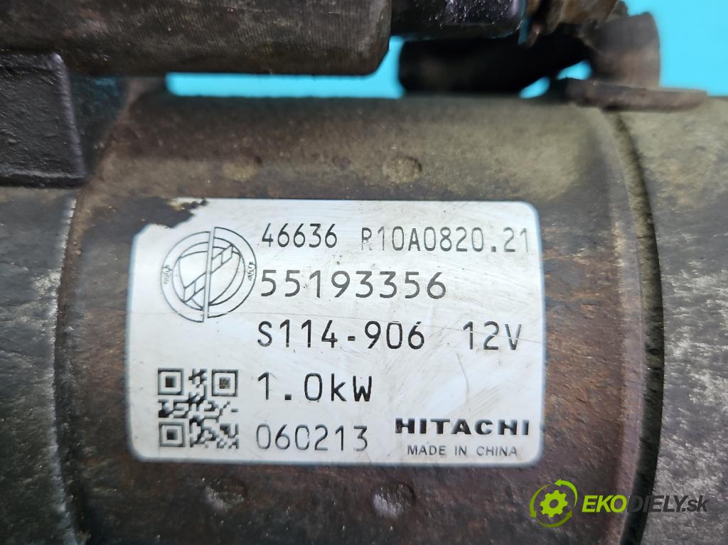 Fiat Doblo I 2001-2010 1.4 77 HP manual 57 kW 1368 cm3 5- štartér 55193356 (Štartéry)