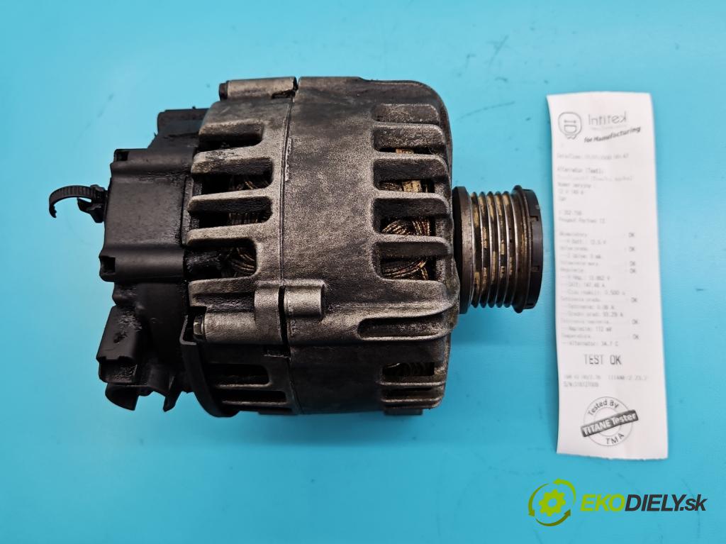 Peugeot Partner II 2008-2018 1.6 hdi 90 hp manual 66,2 kW 1560 cm3 5- Alternator  (Alternátory)