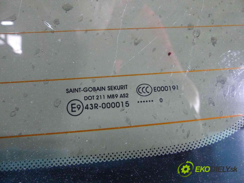 Peugeot Partner II 2008-2018 1.6 hdi 90 hp manual 66,2 kW 1560 cm3 5- sklo zadní  (Okna zadní)