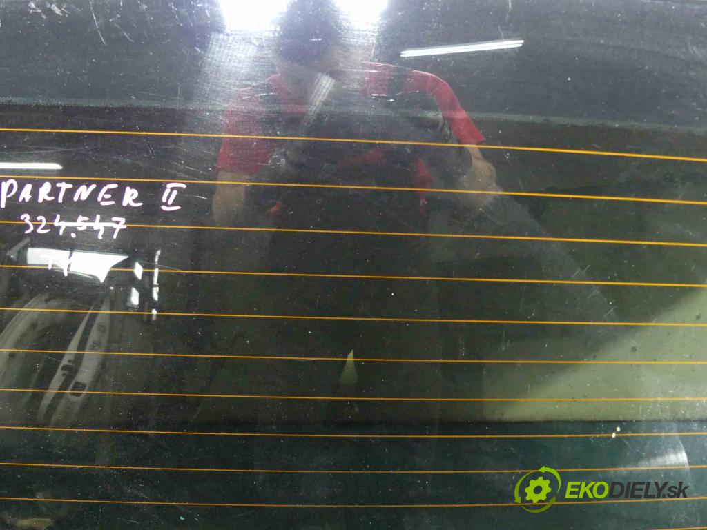 Peugeot Partner II 2008-2018 1.6 hdi 90 hp manual 66,2 kW 1560 cm3 5- sklo zadní  (Okna zadní)