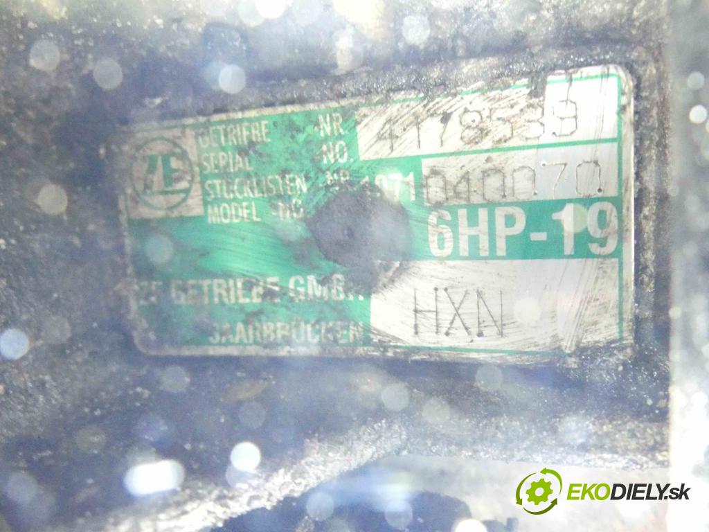 Audi A6 C6 2004-2011 3.0 V6 tdi 224hp automatic 165 kW 2967 cm3 4- prevodovka stupeň,rýchlosť automat HXN