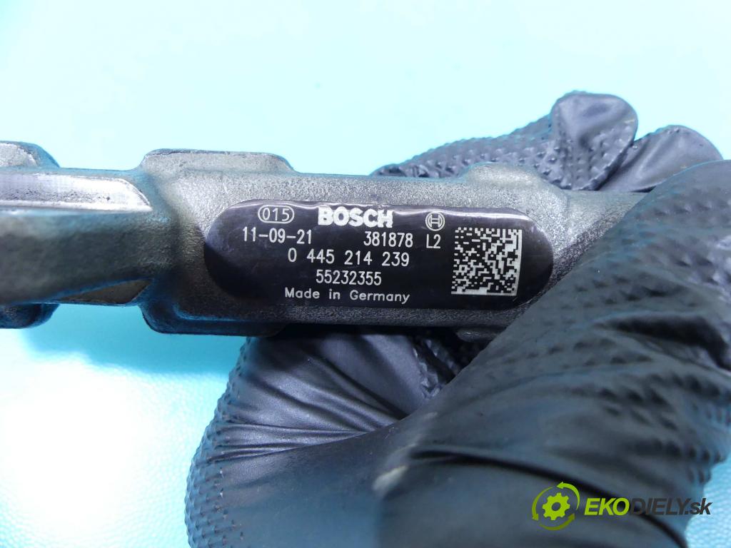 Fiat Fiorino III 2007- 1,3.0 jtd 75 HP manual 55 kW 1248 cm3 5- lišta vstrekovacia 0445214239 (Vstrekovacie lišty)