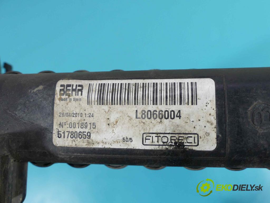 Fiat Fiorino III 2007- 1,3.0 jtd 75 HP manual 55 kW 1248 cm3 5- chladič voda: 51780659 (Chladiče vody)