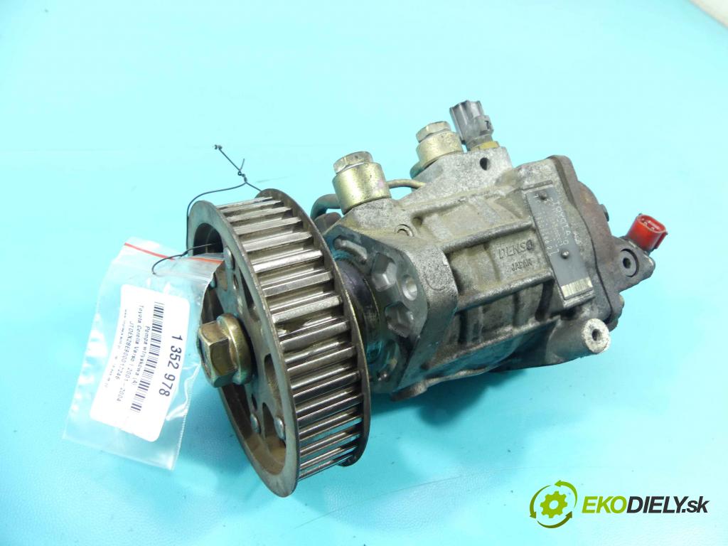 Toyota Corolla Verso I 2001-2004 2.0 D4D 90 HP manual 66 kW 1995 cm3 5- čerpadlo vstrekovacia 22100-27010 (Vstrekovacie čerpadlá)