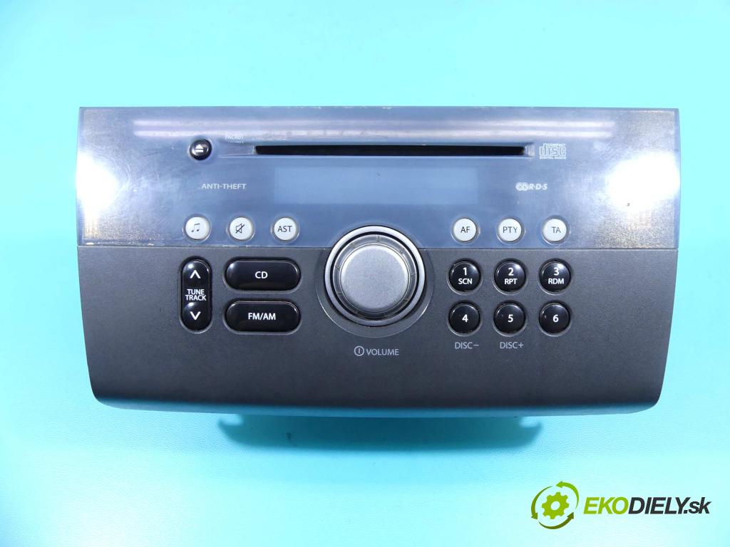 Suzuki Swift Mk6 2005-2010 1.3 16V 92 HP manual 67,5 kW 1328 cm3 5- Radio originál 39101-62J0