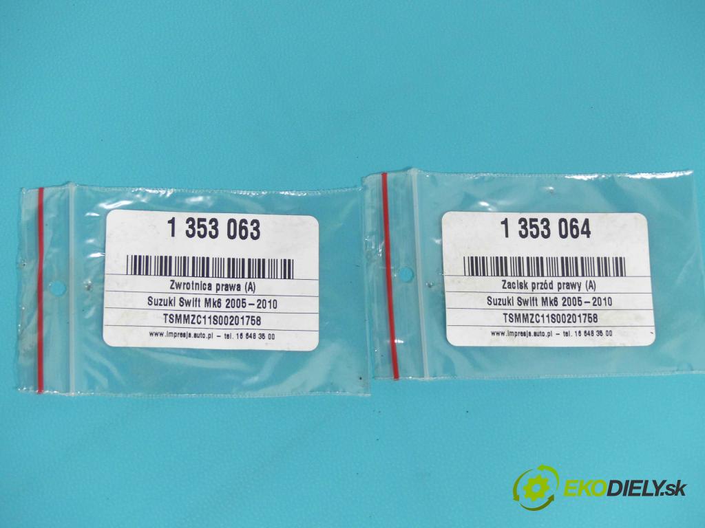 Suzuki Swift Mk6 2005-2010 1.3 16V 92 HP manual 67,5 kW 1328 cm3 5- brzdič predné pravý  (Ostatné)