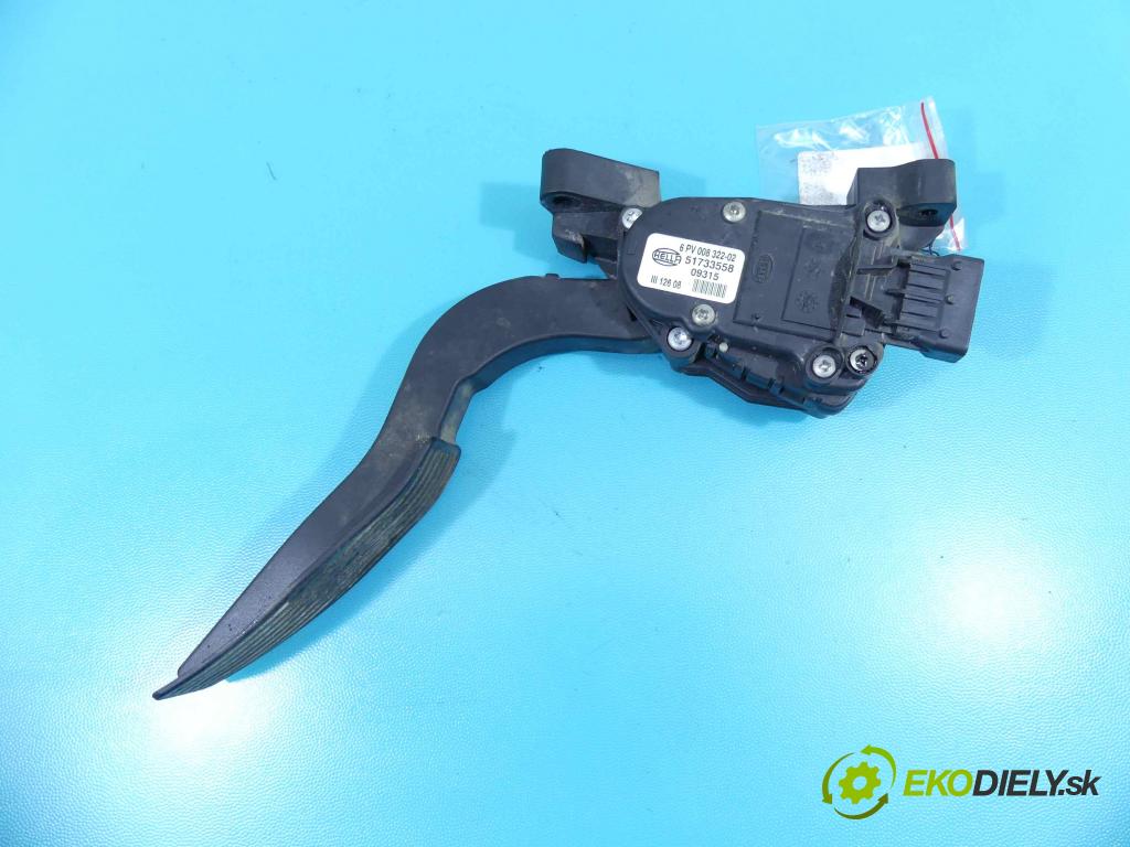 Fiat Croma II 2005-2010 1.9 jtd 150 HP manual 110 kW 1910 cm3 5- pedále 51733558 (Pedále)