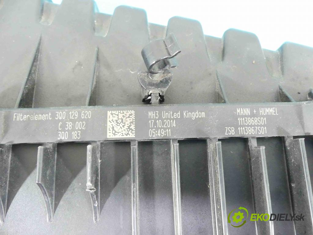 Vw Passat B8 2014 - 2.0 tdi 239KM automatic 176 kW 1968 cm3 5- obal filtra vzduchu 3Q0129601D (Obaly filtrov vzduchu)