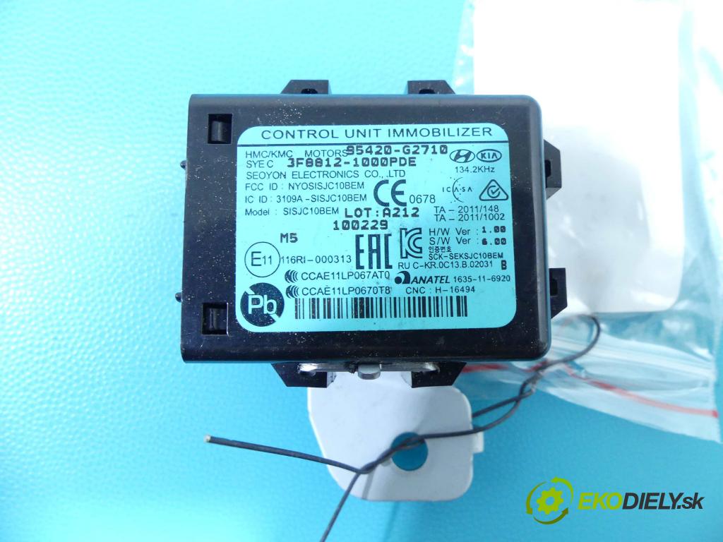 Hyundai I30 III 2016- 1.5 DPI 16V 110 HP manual 80,9 kW 1498 cm3 5- modul riadiaca jednotka 95420-G2710 (Ostatné)