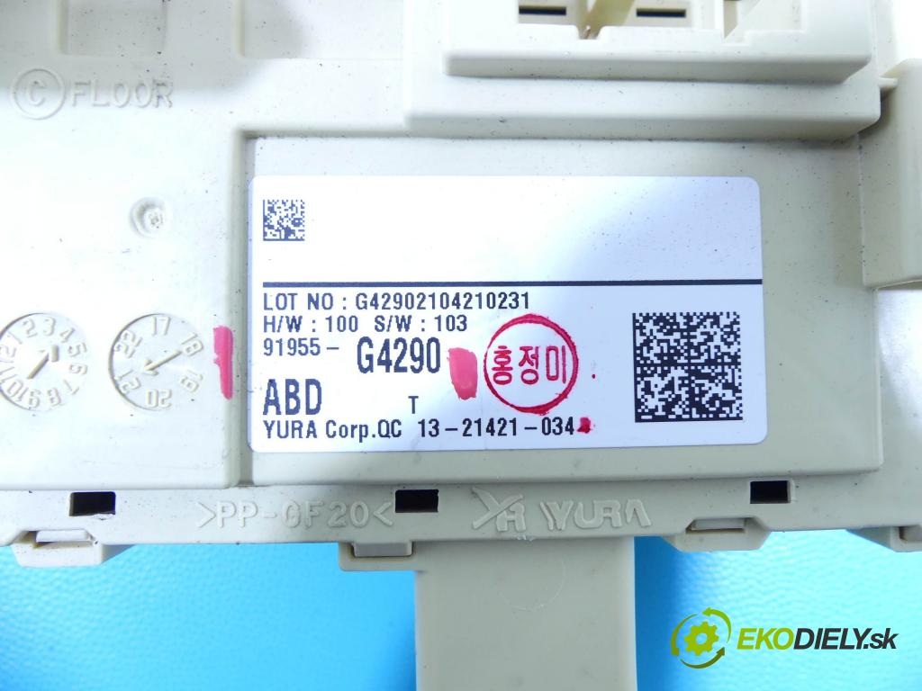 Hyundai I30 III 2016- 1.5 DPI 16V 110 HP manual 80,9 kW 1498 cm3 5- modul riadiaca jednotka 91955-G4290 (Ostatné)