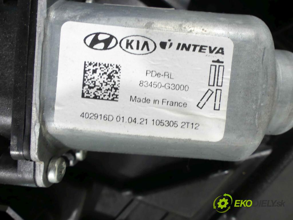 Hyundai I30 III 2016- 1.5 DPI 16V 110 hp manual 80,9 kW 1498 cm3 5- mechanismus stahování zadní levý 93600-00100