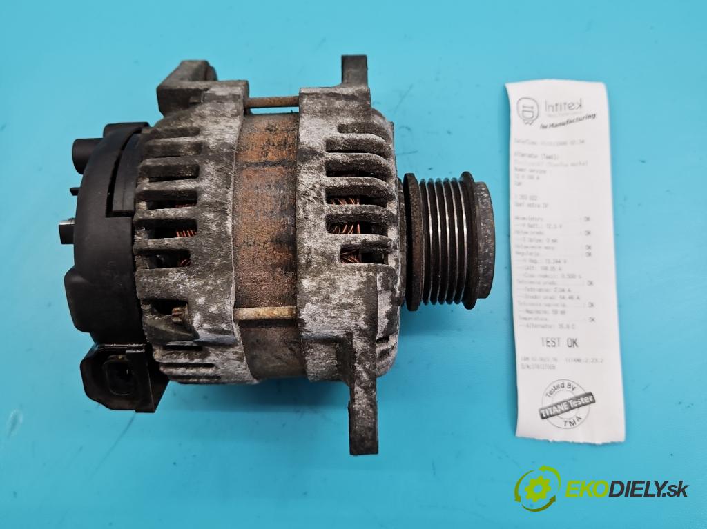 Opel Astra IV 2009-2015 1.7 cdti 131 hp manual 96 kW 1686 cm3 5- Alternator 13579662 (Alternátory)