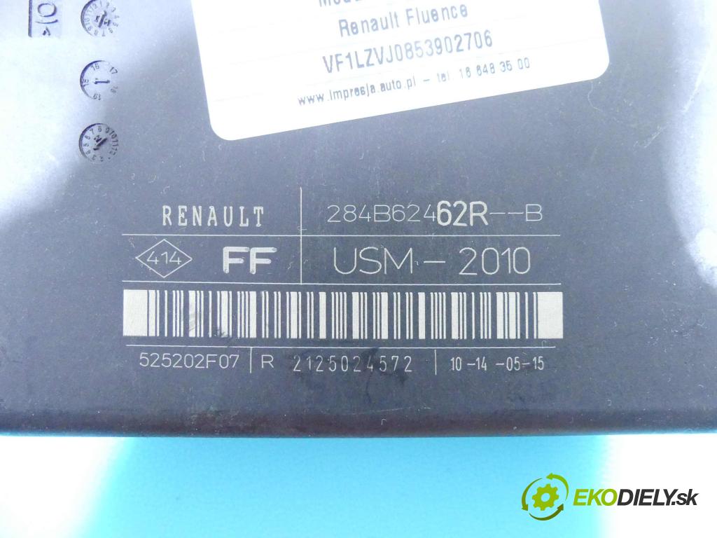 Renault Fluence 1.6 16V 114 HP manual 84 kW 1598 cm3 4- modul riadiaca jednotka 284B62462R (Ostatné)