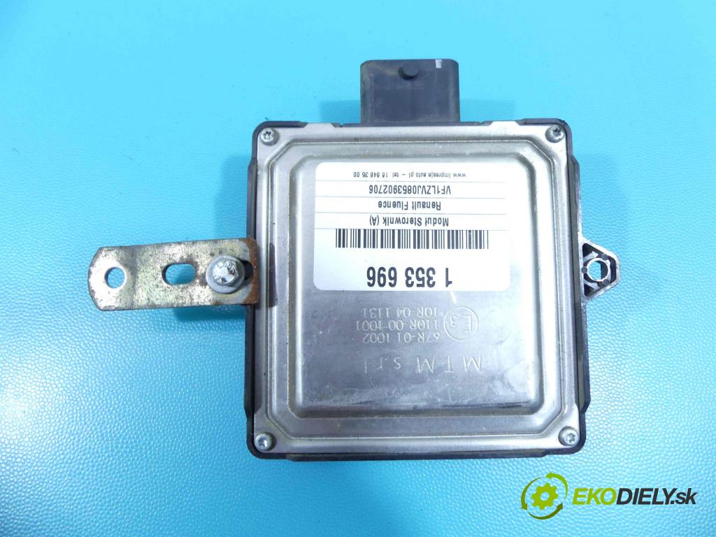 Renault Fluence 1.6 16V 114 HP manual 84 kW 1598 cm3 4- modul riadiaca jednotka BRC (Ostatné)