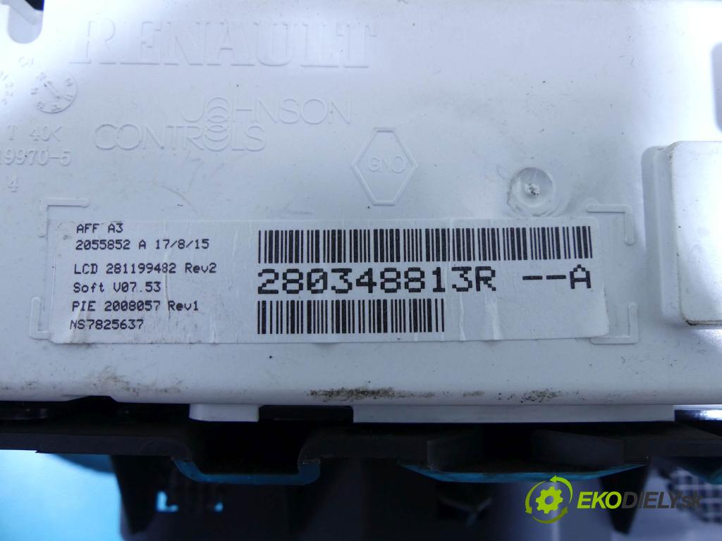Renault Fluence 1.6 16V 114 HP manual 84 kW 1598 cm3 4- Zobrazit: 280348813R (Prístrojové dosky, displeje)