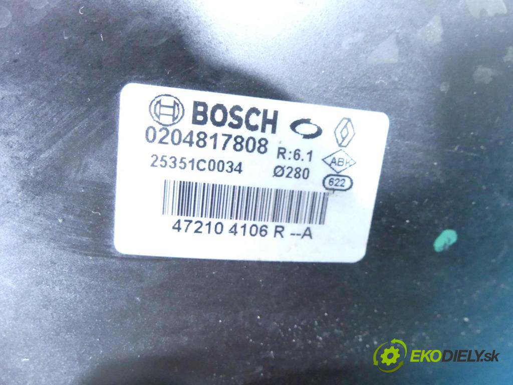 Renault Fluence 1.6 16V 114 HP manual 84 kW 1598 cm3 4- servo brzdové 0204817808