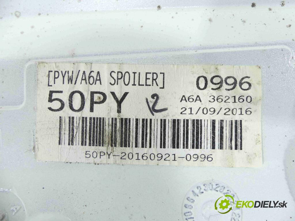Hyundai I30 II 2012-2016 1.4 16V 100 HP manual 73,6 kW 1368 cm3 5- Spoiler: P-87211-A6001 (Spoilery)