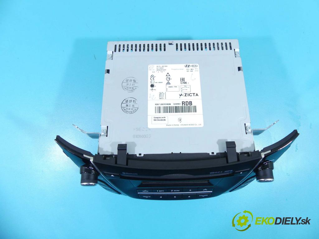 Hyundai I30 II 2012-2016 1.4 16V 100 HP manual 73,6 kW 1368 cm3 5- Radio originál 96170-A6210GU