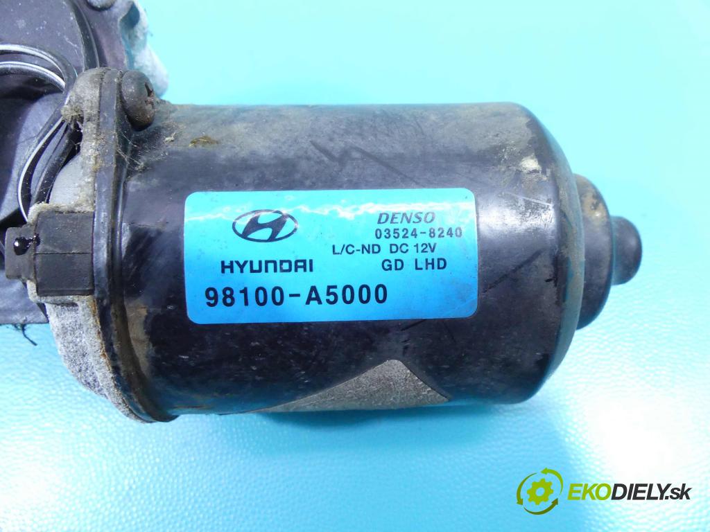 Hyundai I30 II 2012-2016 1.4 16V 100 hp manual 73,6 kW 1368 cm3 5- motor stěračů přední 98100-A5000