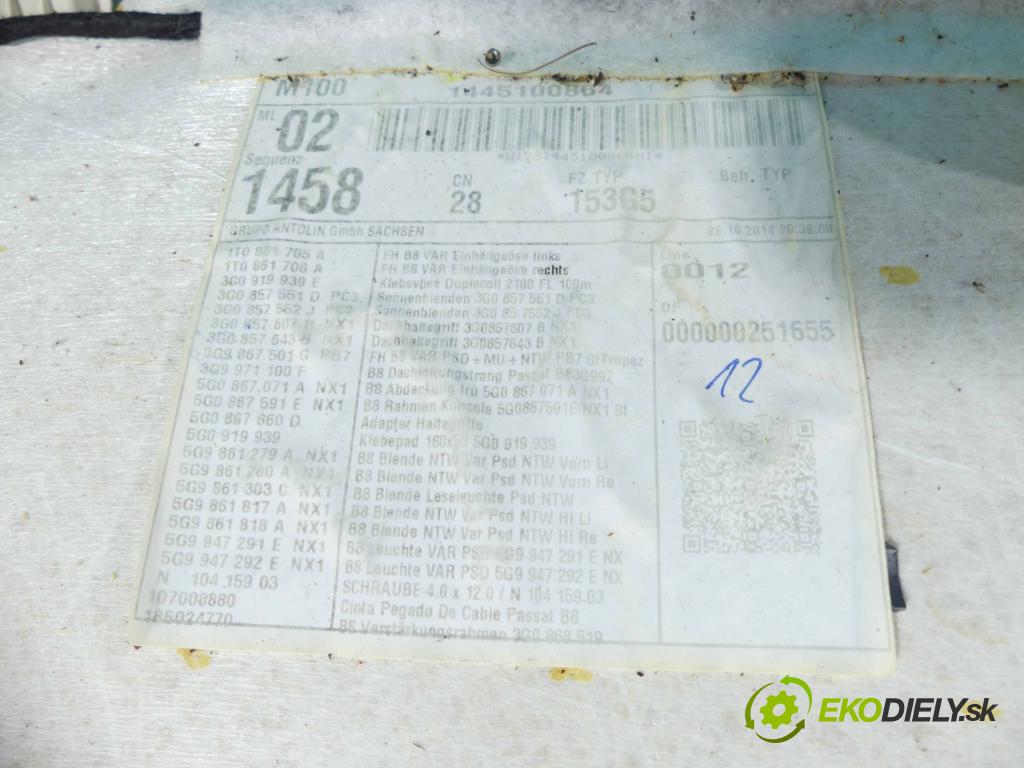 Vw Passat B8 2014 - Combi SOLAR