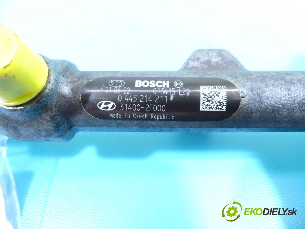 Hyundai Ix35 2.0 crdi 136 HP manual 100 kW 1995 cm3 5- lišta vstrekovacia 0445214211 (Vstrekovacie lišty)