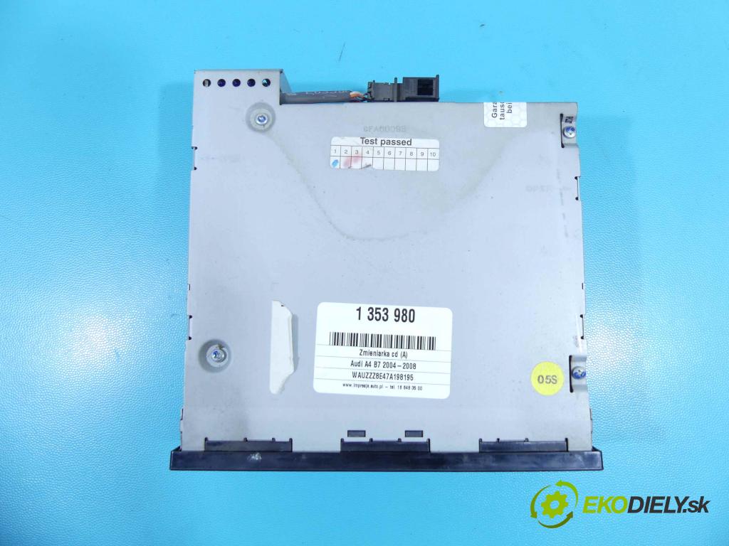 Audi A4 B7 2004-2008 2.0 tdi 170 HP manual 125 kW 1968 cm3 5- Menič: cd 8E0035111D (CD meniče)