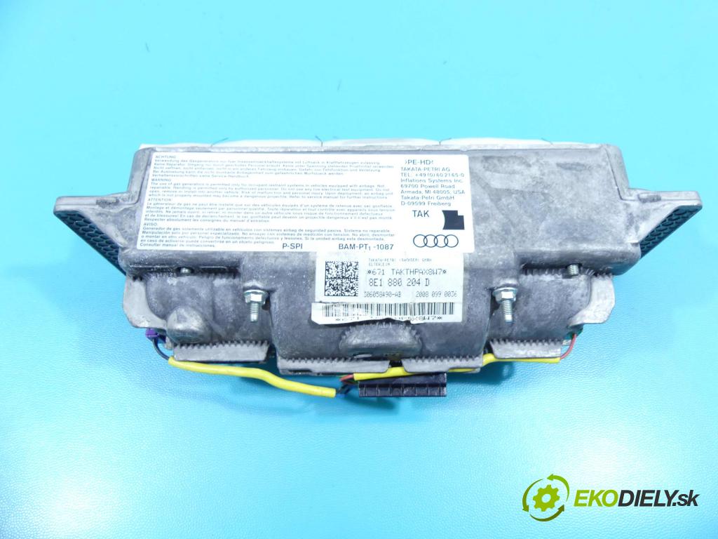 Audi A4 B7 2004-2008 2.0 tdi 170 HP manual 125 kW 1968 cm3 5- airbag vzduch: spolujezdce: 8E1880204D (Airbag)