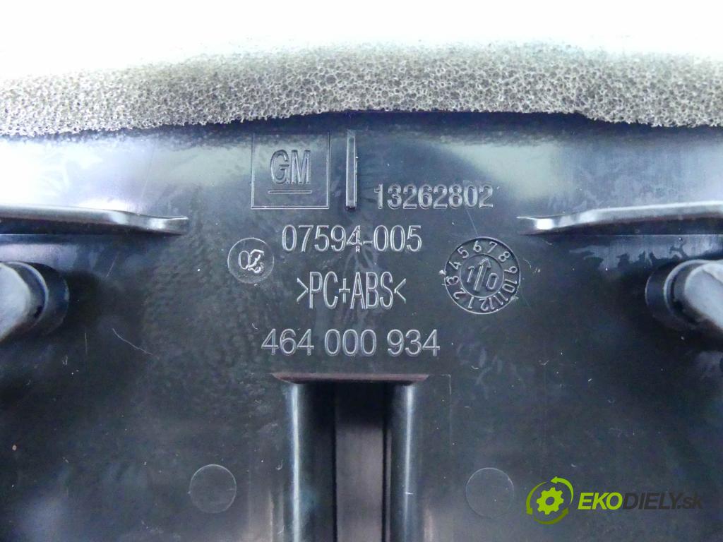 Opel Meriva B 2010-2017 1.4 T 120 HP manual 88 kW 1364 cm3 5- Mřížka: kúrenia stredová 13262802 (Mriežky kúrenia (fukáre))