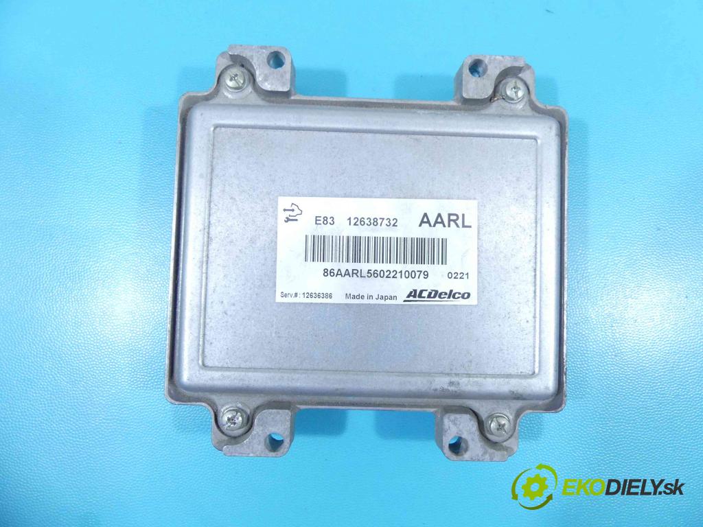 Opel Meriva B 2010-2017 1.4 T 120 hp manual 88 kW 1364 cm3 5- řídící jednotka motoru 12638732