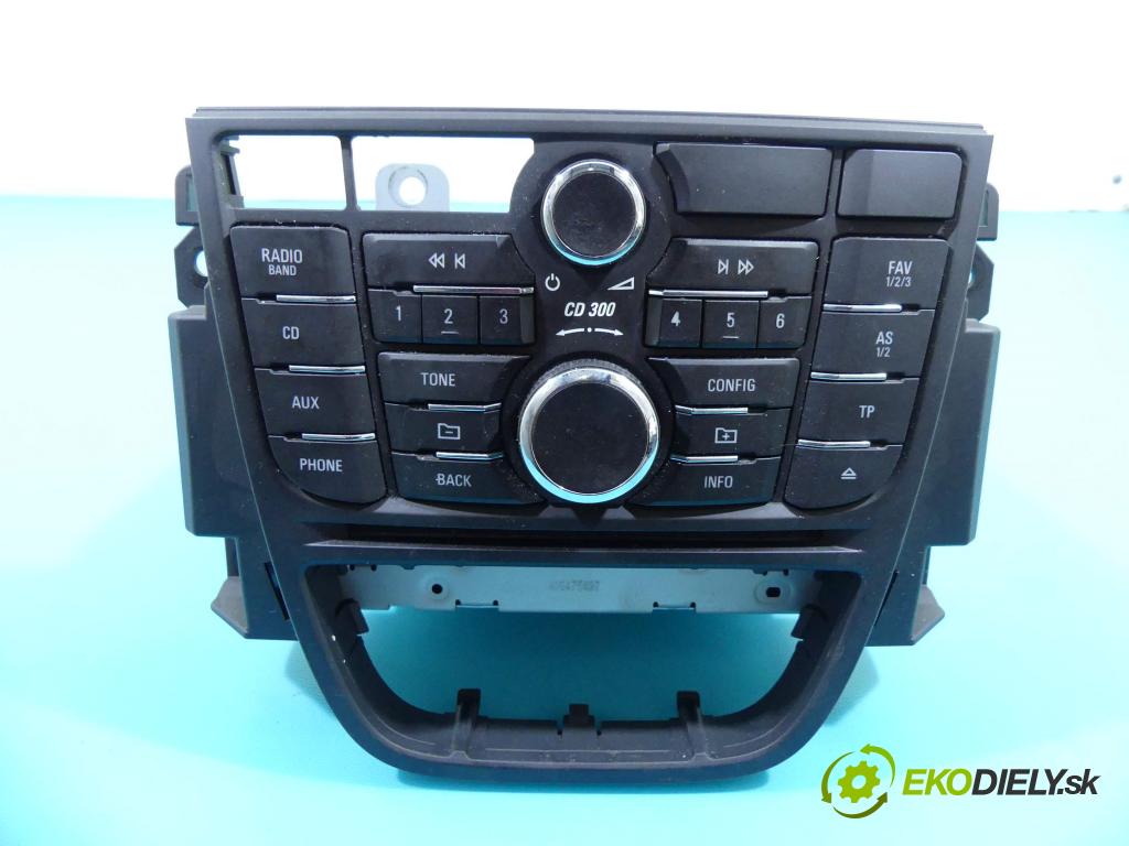 Opel Meriva B 2010-2017 1.4 T 120 HP manual 88 kW 1364 cm3 5- Radio originál 20984175