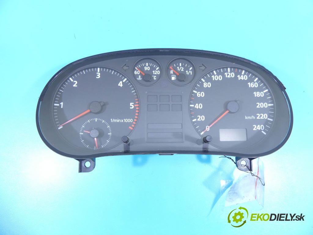 Audi A3 8L 1996-2003 1.9 tdi 90 HP manual 66 kW 1896 cm3 3- prístrojovka/ budíky 8L0919860 (Prístrojové dosky, displeje)