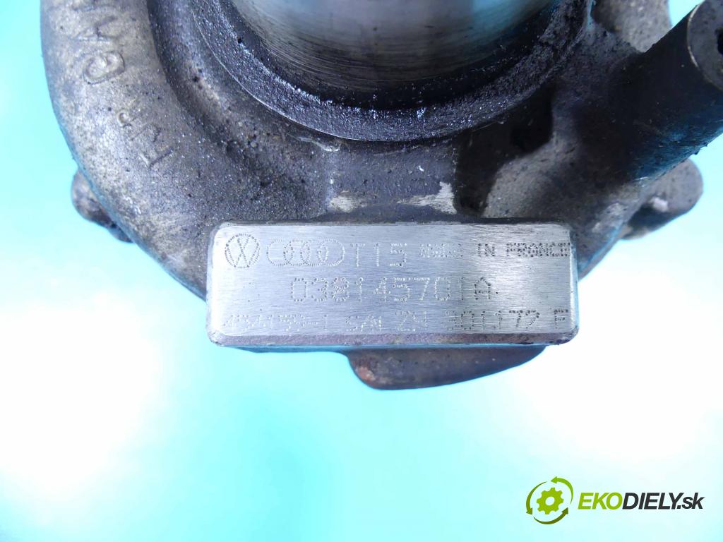 Audi A3 8L 1996-2003 1.9 tdi 90 hp manual 66 kW 1896 cm3 3- Turbodmychadlo 454159-1 (Turbodúchadla (kompletní))