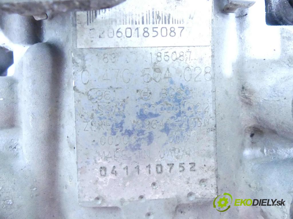 Nissan Almera N16 2000-2006 2.2 td 110 HP manual 81 kW 2184 cm3 4- čerpadlo vstrekovacia 0470504028 (Vstrekovacie čerpadlá)