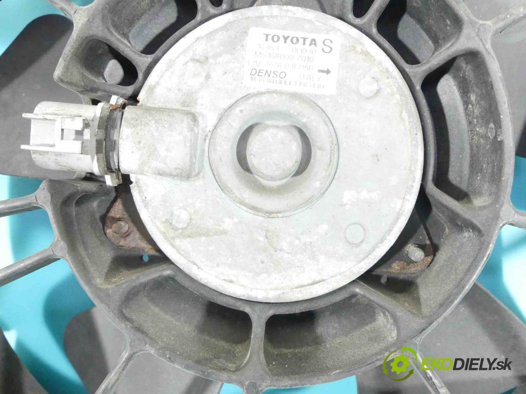 Toyota Avensis II T25 2003-2008 2.0 vvti 147 HP manual 108 kW 1998 cm3 5- Ventilátor chladiča 16363-0H030