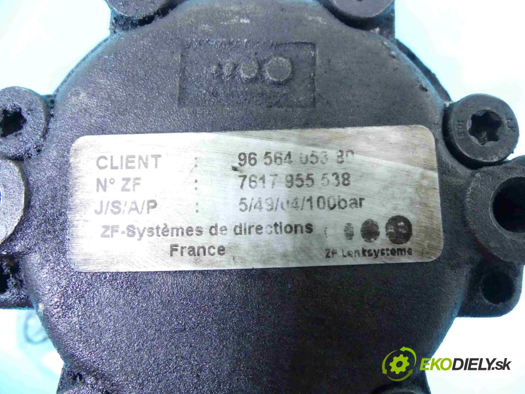 Citroen C5 I 2001-2008 1.6 hdi 109 HP manual 80 kW 1560 cm3 5- čerpadlo posilovač 9656405380 (Servočerpadlá, pumpy riadenia)