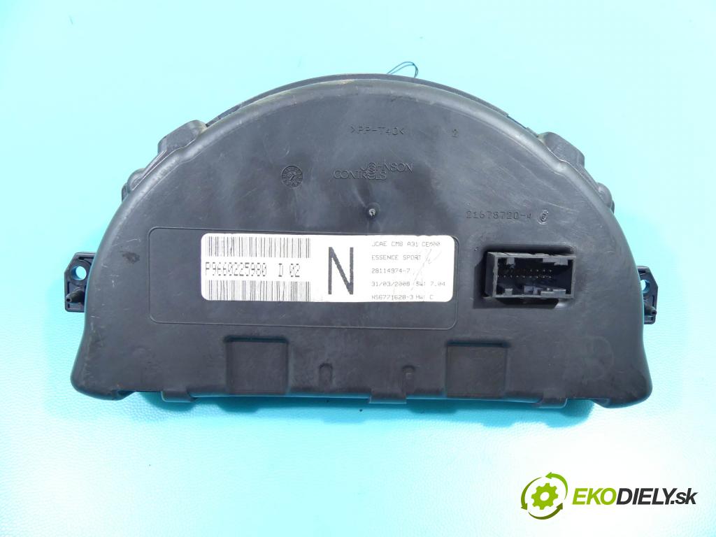 Citroen C2 1.4 8V 73 HP manual 54 kW 1360 cm3 3- prístrojovka/ budíky 9660225980 (Prístrojové dosky, displeje)