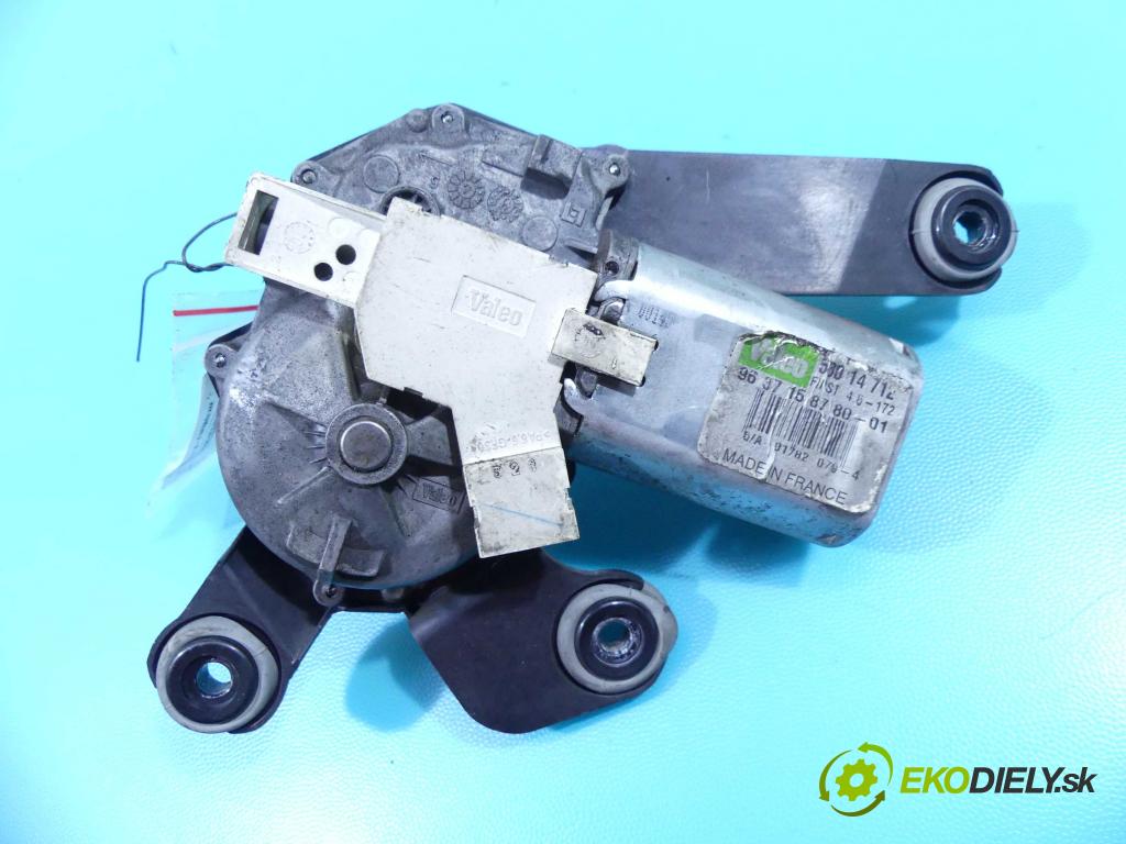 Citroen C2 1.4 8V 73 HP manual 54 kW 1360 cm3 3- motor stieračov zadné 9637158780-01