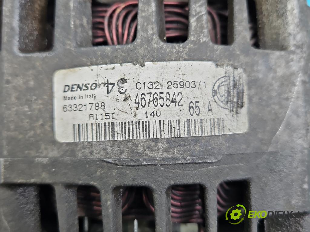 Fiat Palio II 2002-2006 1.2 16v 80 hp manual 59 kW 1242 cm3 5- Alternator 46765842 (Alternátory)