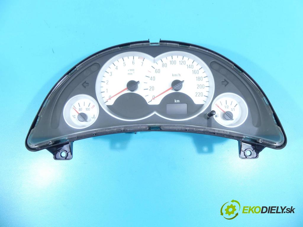 Opel Corsa C 2000-2006 1.2 16V 75 hp manual 55 kW 1199 cm3 3- řídící jednotka motoru 0261207962